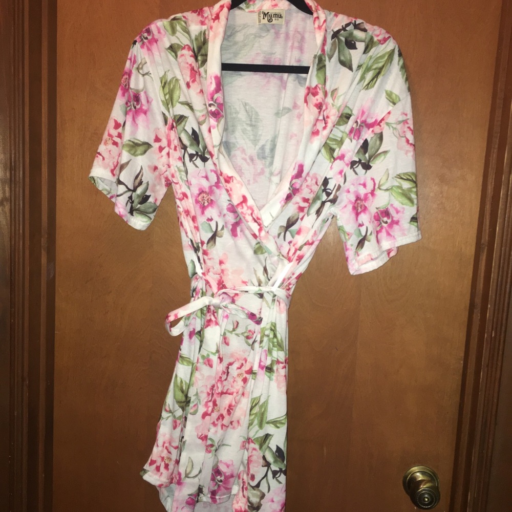 Floral robe